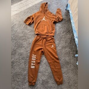 Jordan Fleece Pullover Hoodie Jogger Set